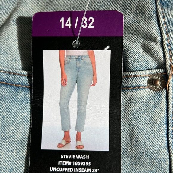 FRYE Women’s High-Rise Cuffed Cropped Jeans Size 14/32 - Picture 2 of 11